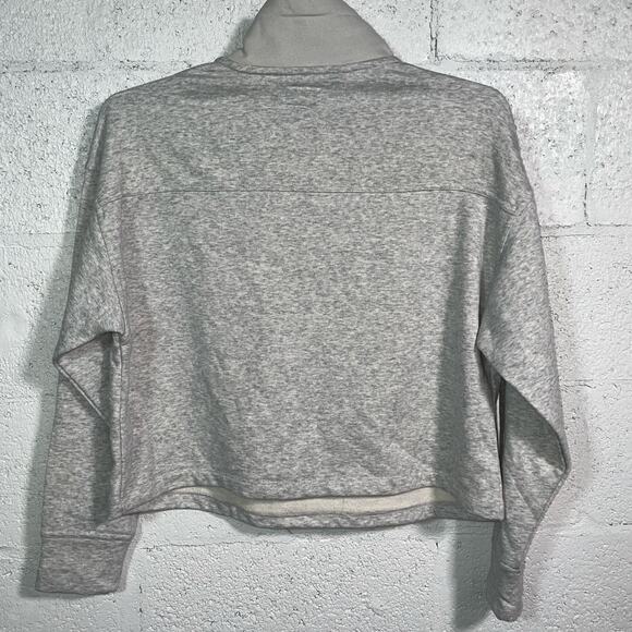 Bass Outdoor Women's  Batona French Terry Half Zip Sweatshirt grey medium - Picture 7 of 8